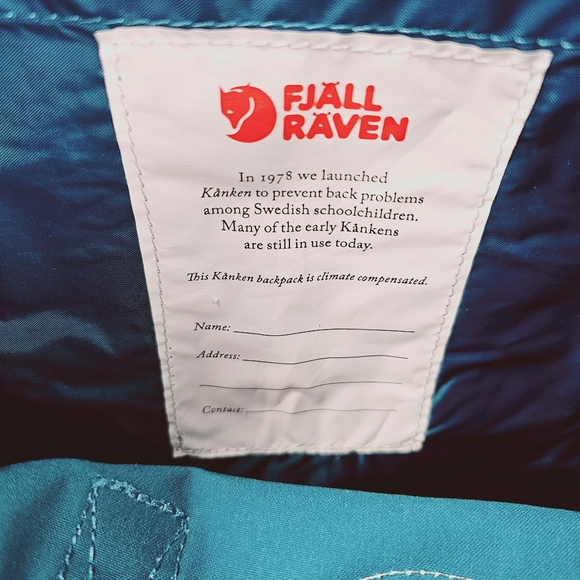 Fjallraven Kanken Backpack in Ocean Green - Excellent Condition - Picture 7 of 16